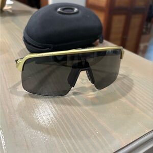 Oakley Sunglasses - Yellow Frame with Black Lenses